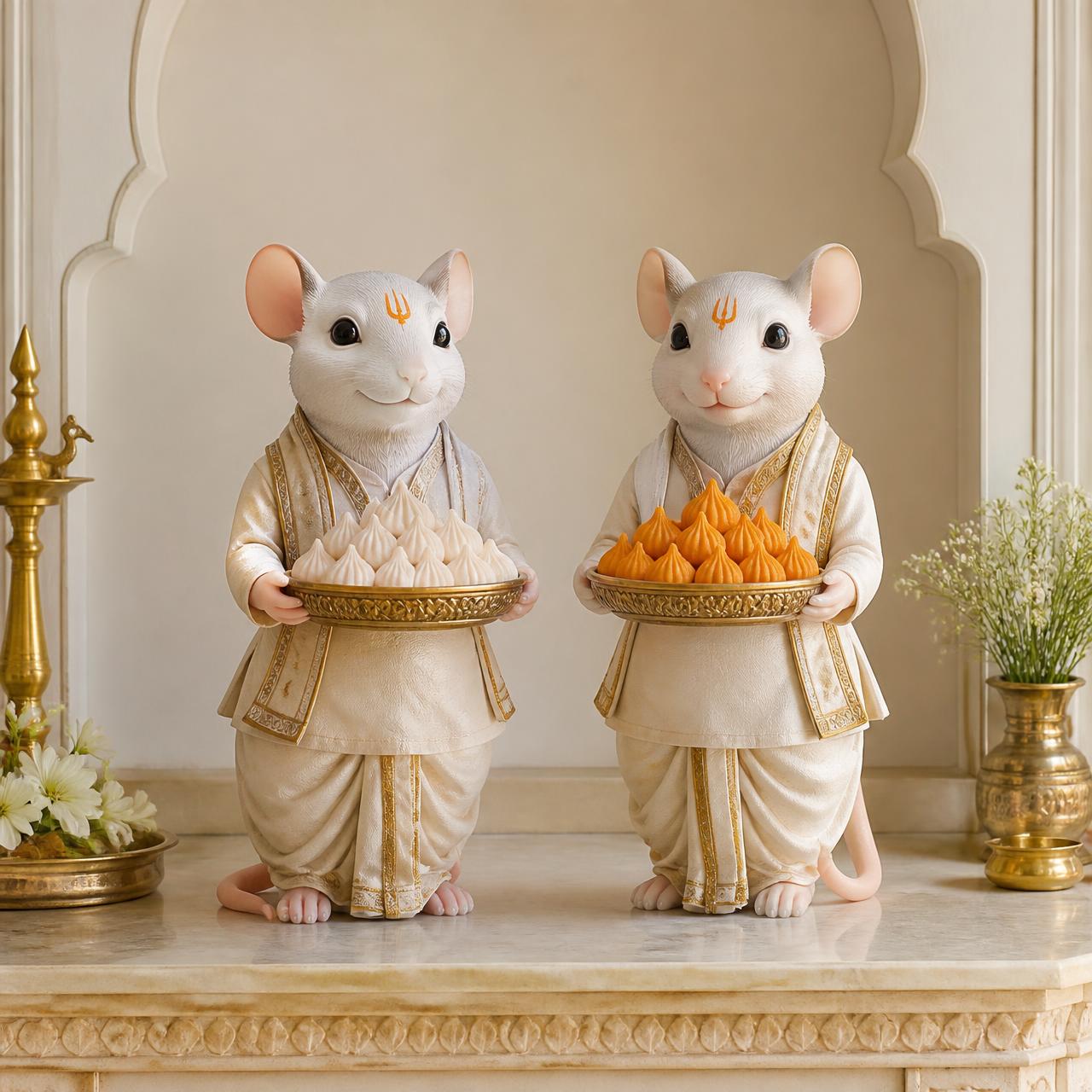 Shubh Mooshak Maharaj — Grand Festive Pair