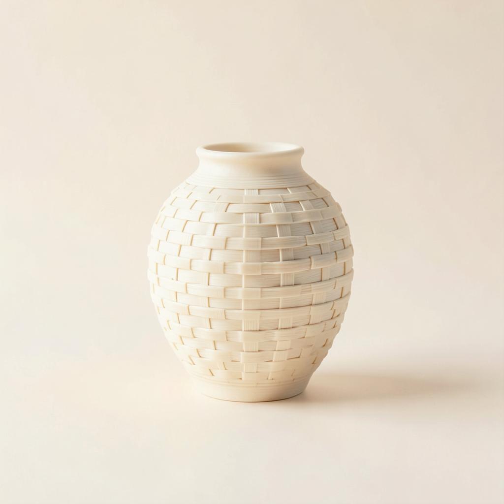 Basket Weave Vase