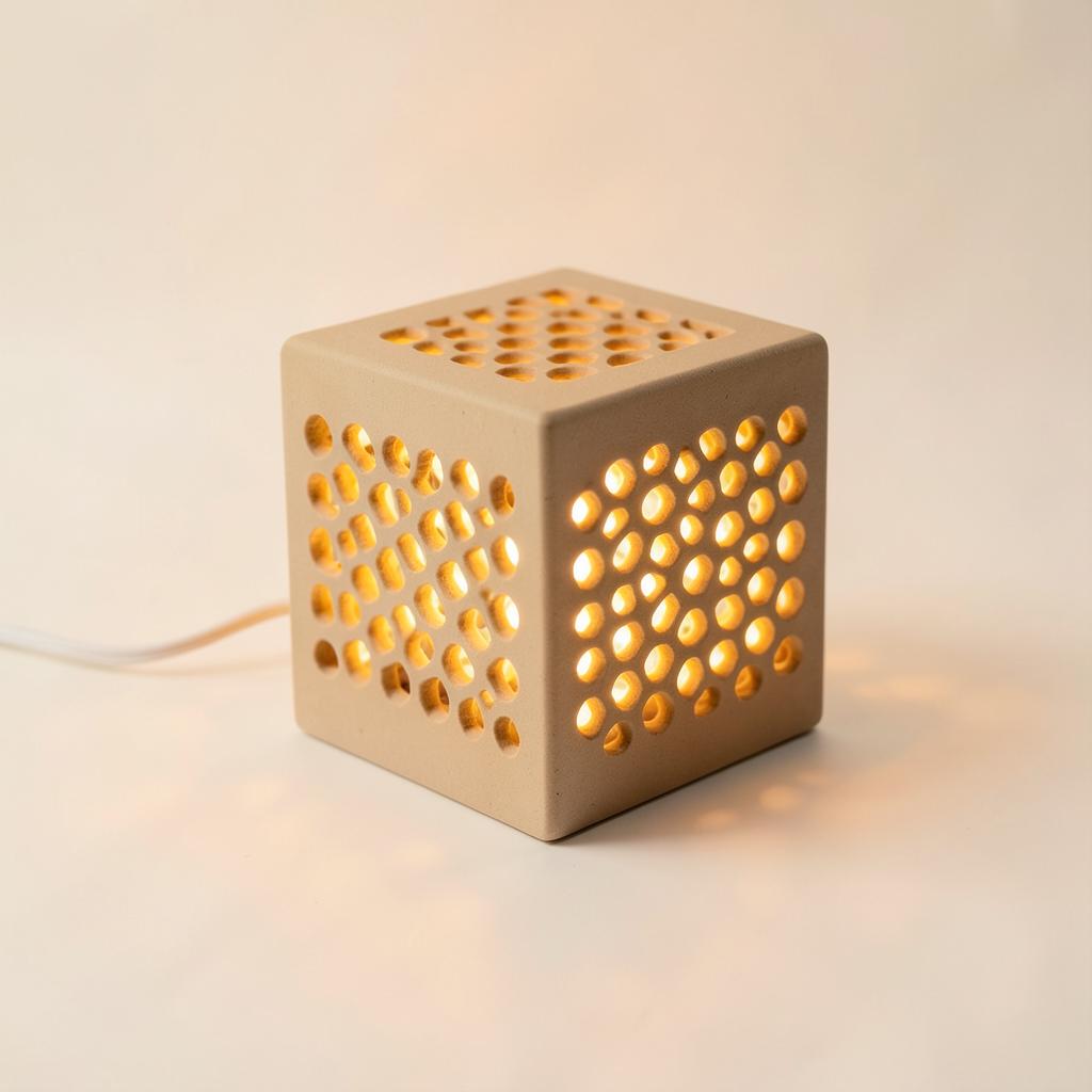 Honeycomb Cube Table Lamp