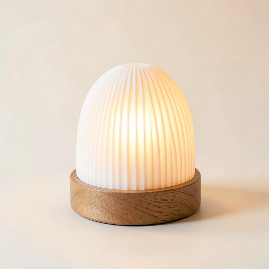 Ribbed Dome Table Lamp