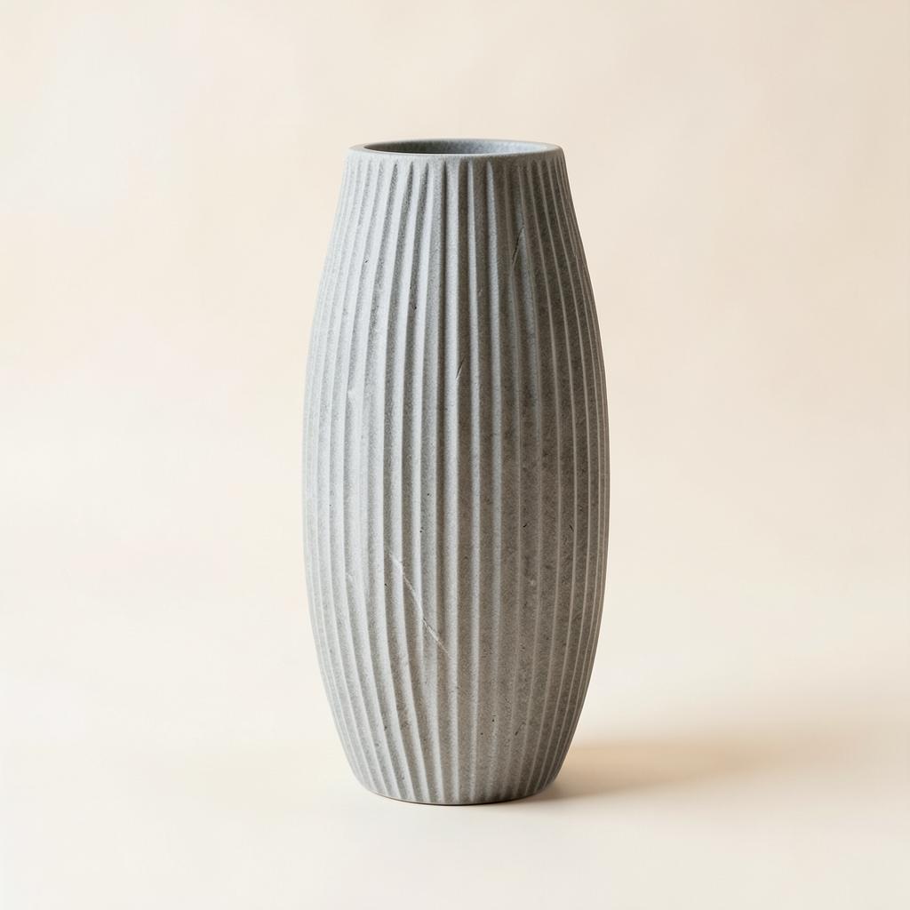 Ridge Flute Vase